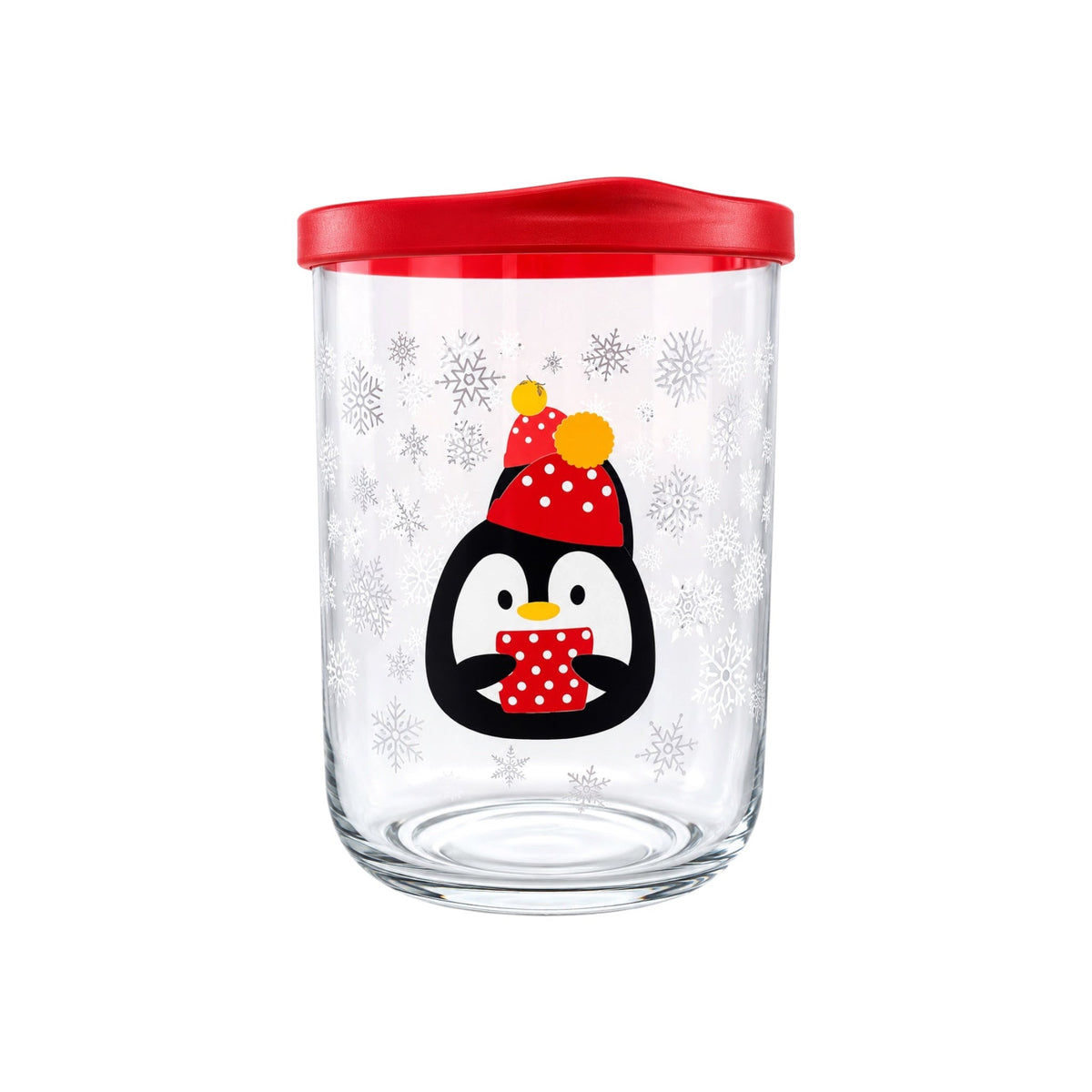 Holiday Glass Storage Jar with Red Lid
Christmas Edition 34 oz - LAV DUO - 1 Piece
