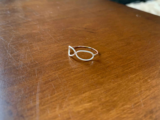 The Infinite Balance Ring – Handcrafted Minimalist Sterling Silver or 18K Gold