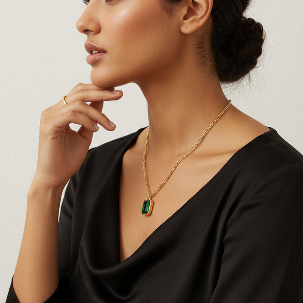 Diamond Bar Pendant
