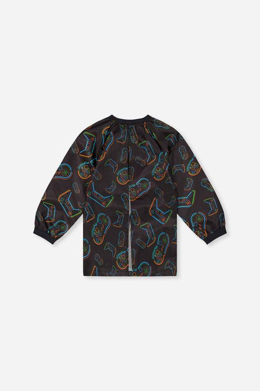 Apron Black Printed Controller