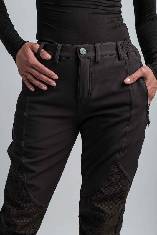 PRO Women's Gray High Waist V2 Adventure Water Resistant Pants