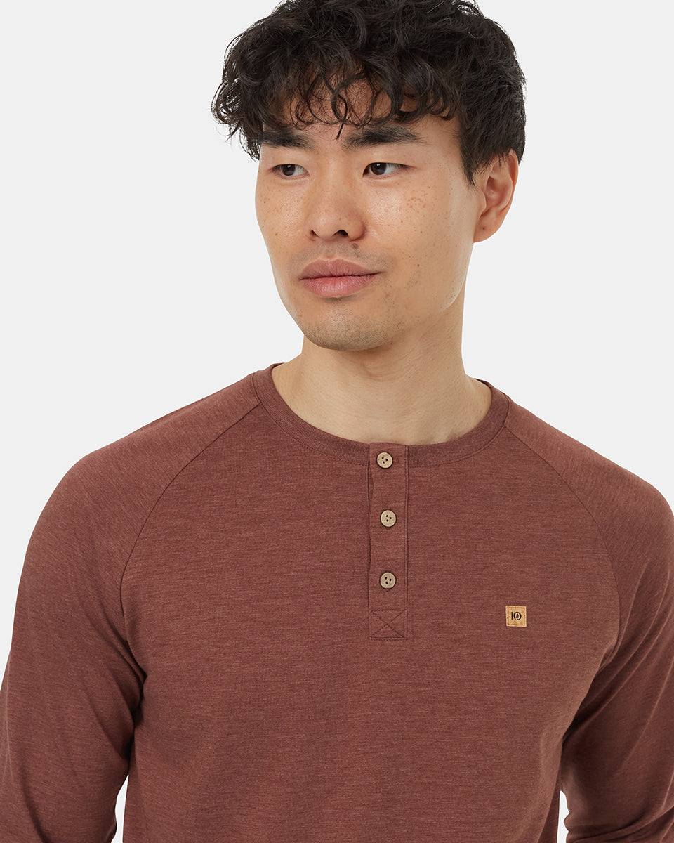 TreeBlend Baker Henley Langarm