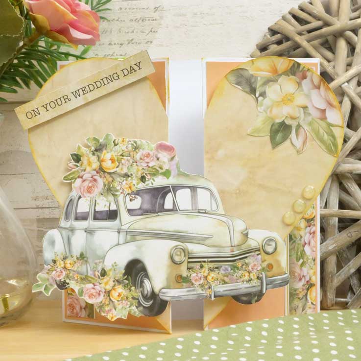 Luxury Shaped Card Blanks & Envelopes - Heart Gatefold
