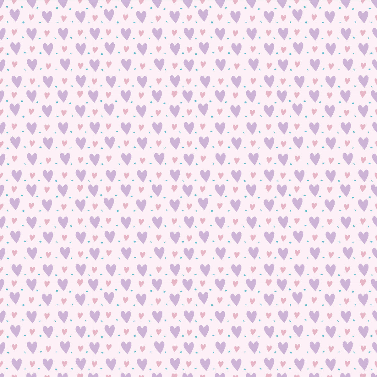 Valentines Hearts Purple Adhesive Vinyl #3