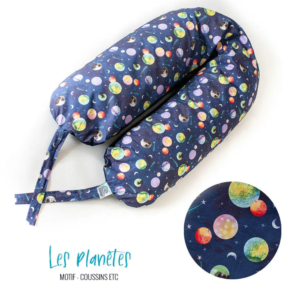 Coussin de maternité multifonctions "Planètes"