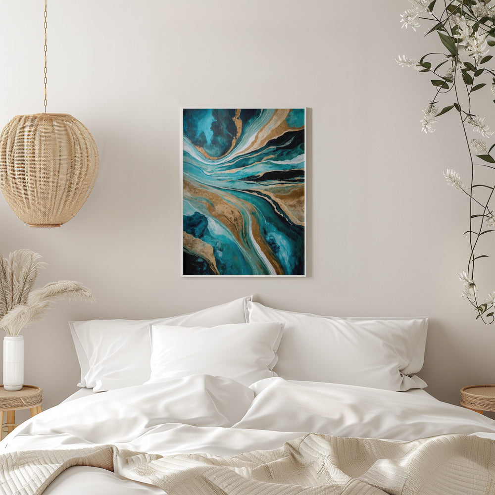 Wall art Flowing Through Time