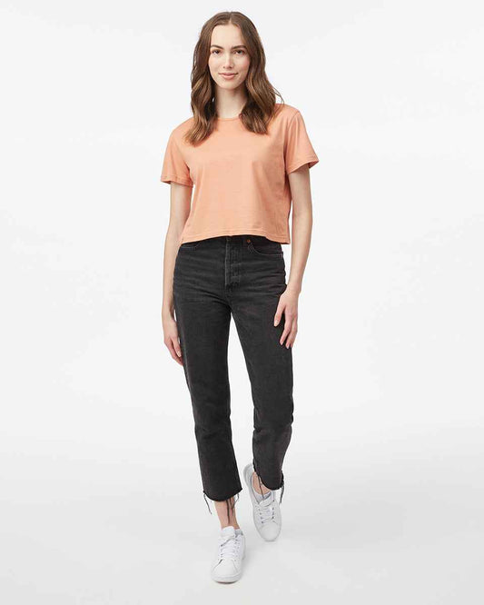 Organic Cotton Relaxed Cropped T-Shirt