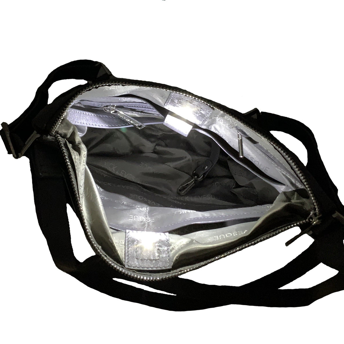 Sac à main transformable en cuir véritable Gris, Josée
