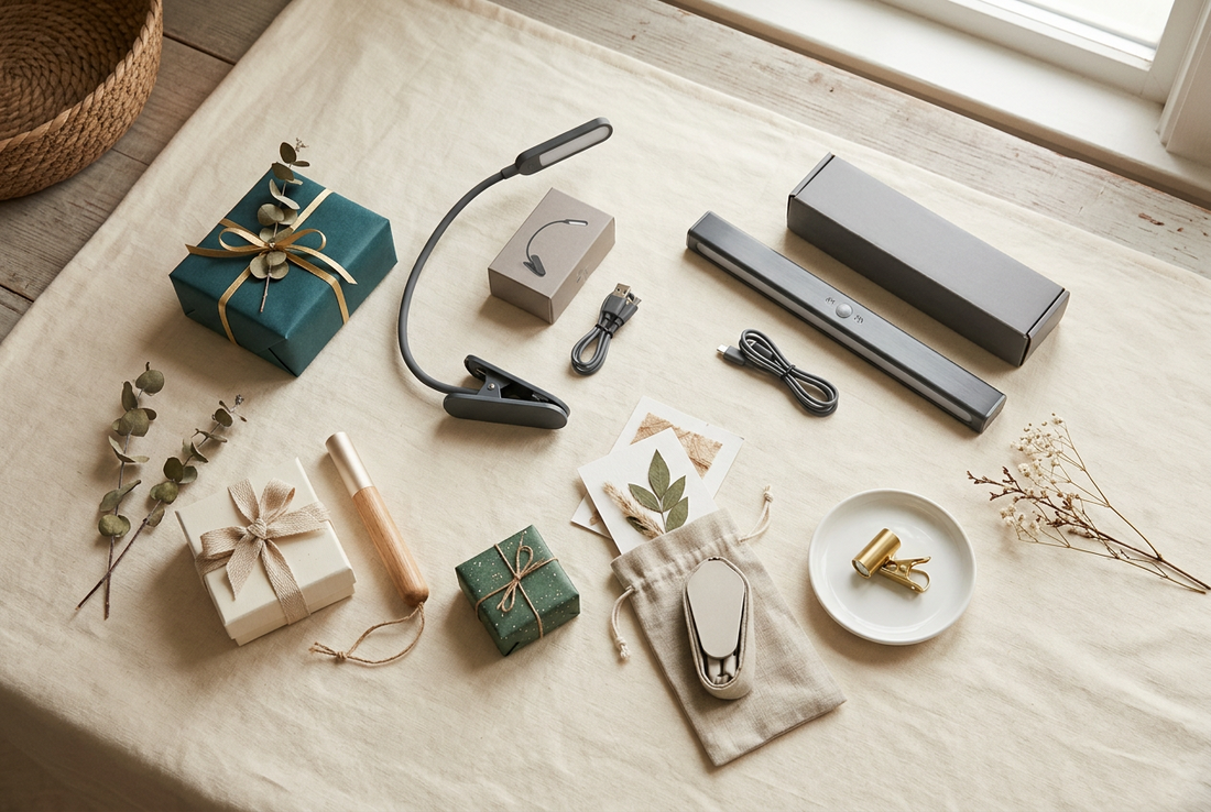 Overnight Wishlist Gift Picks: Thoughtful Last-Minute Gifts — Rechargeable Reading & Cabinet Lights — AURABAGS SHOP, October 14, 2026