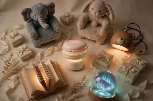 Nightcap gift picks for kids flat-lay