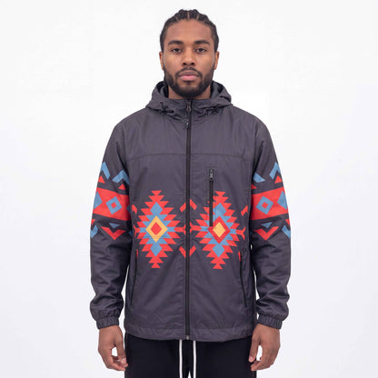 OLDTRIBES™ Sunrise Peaks Windbreaker(Black)