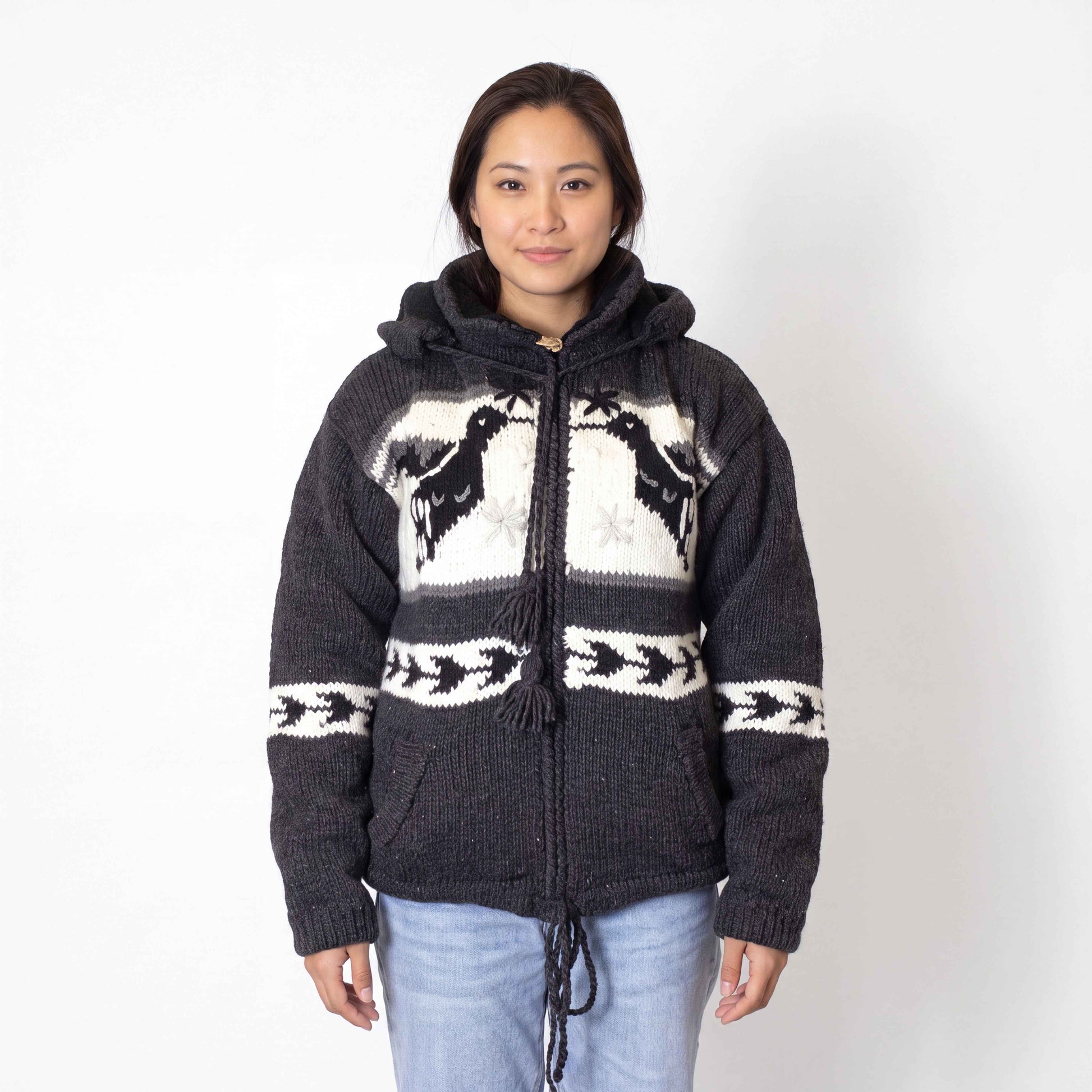 OLDTRIBES™ Aurora Hummingbird Wool Jacket