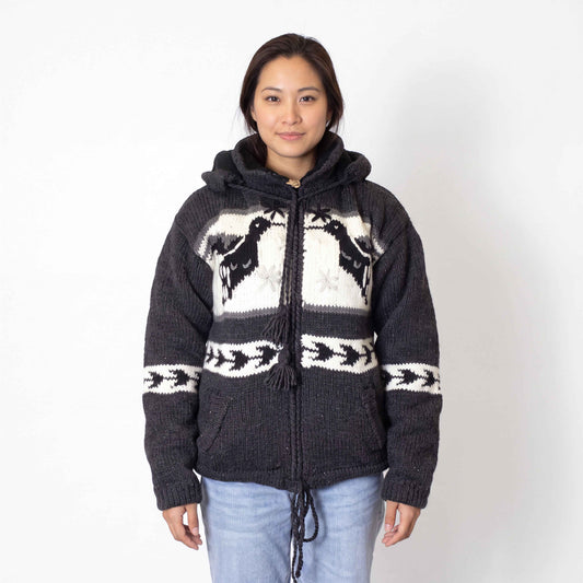 OLDTRIBES™ Aurora Hummingbird Wool Jacket