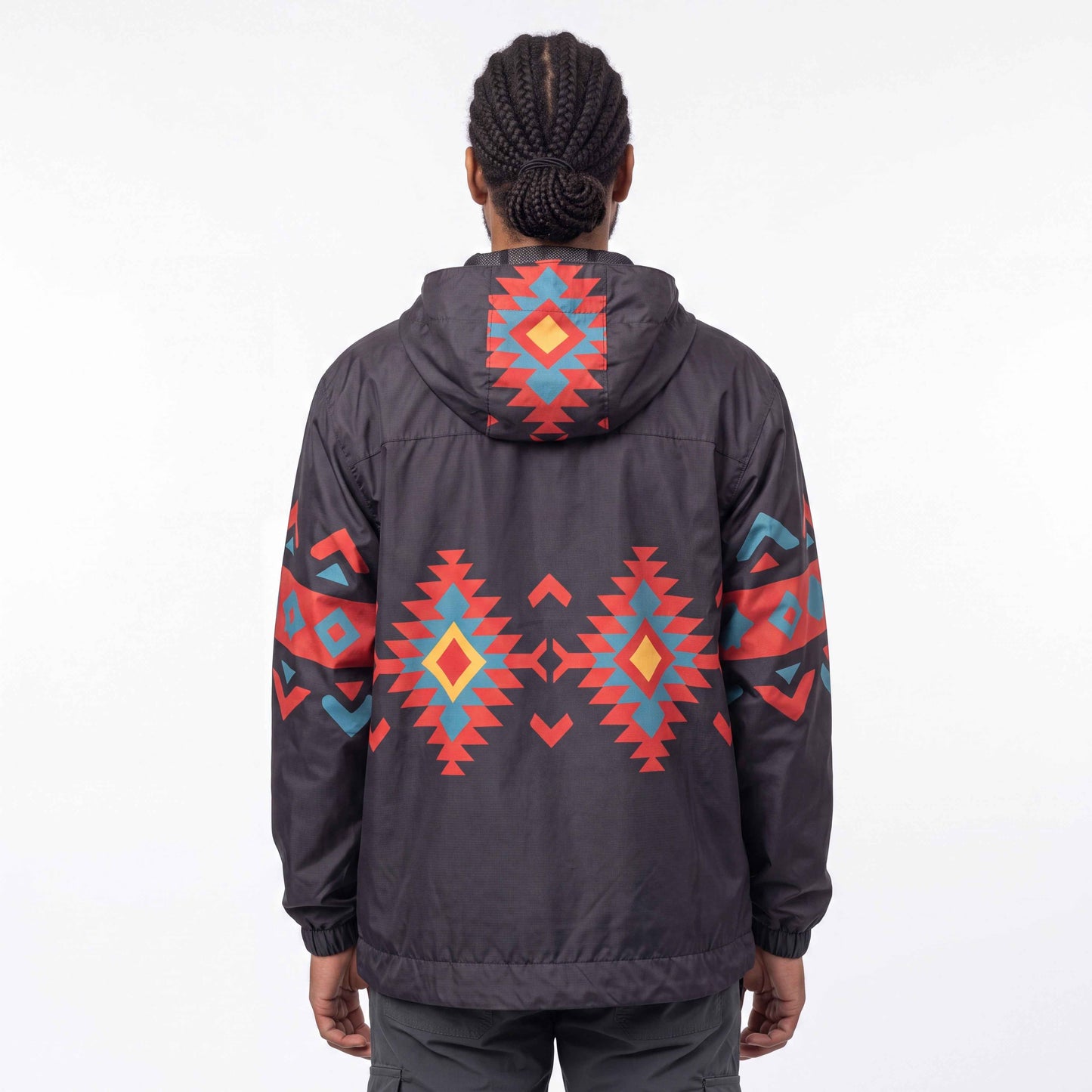 OLDTRIBES™ Sunrise Peaks Windbreaker(Black)