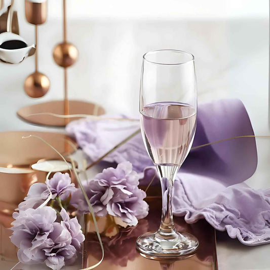 Champagne Flutes 7 Oz - LAV MISKET - Set of 6