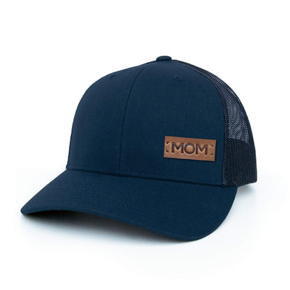 MOM - Leather Patch Trucker Hat