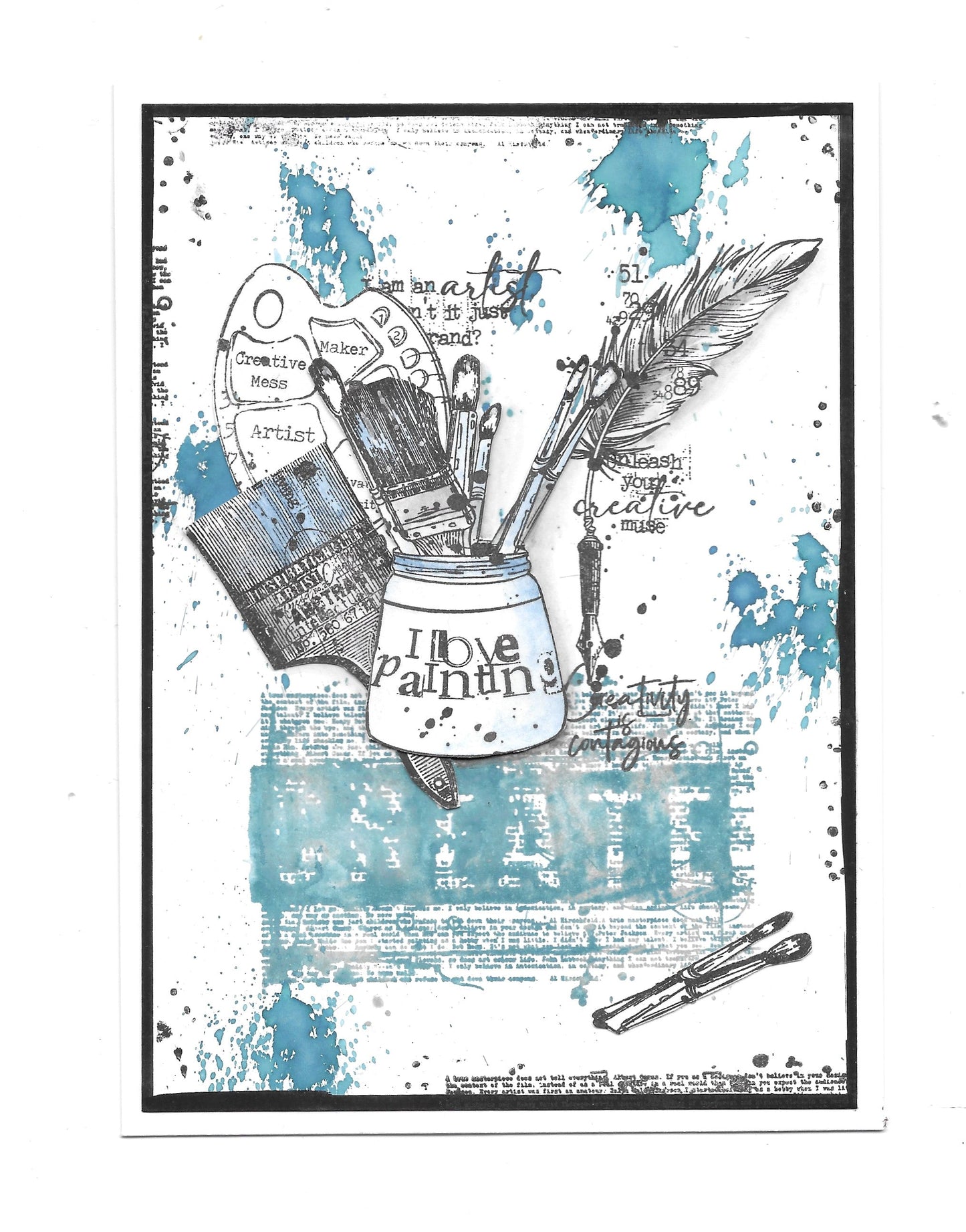 AALL and Create Stamp Set - 922 - Splat Create