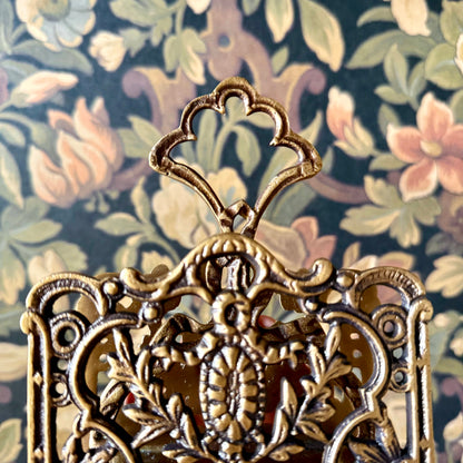 Brass Napkin & Letter Holder