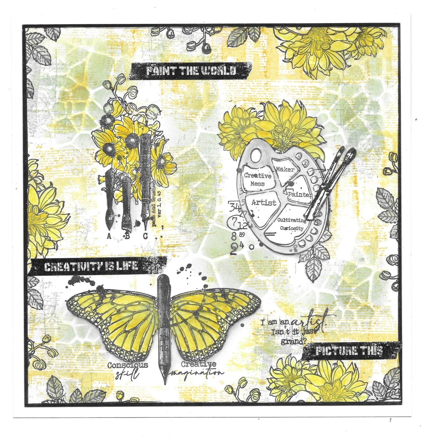 AALL and Create Stamp Set - 918 - Morphed Palette