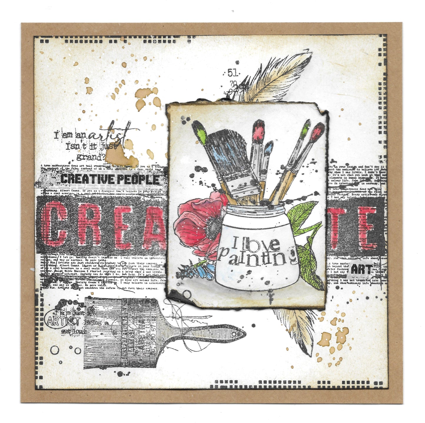 AALL and Create Stamp Set - 922 - Splat Create