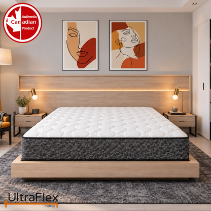 UltraFlex® DESIRE Medium Firm Pocket Coil Hybrid Mattress with Quilted Comfort — Made in Canada
