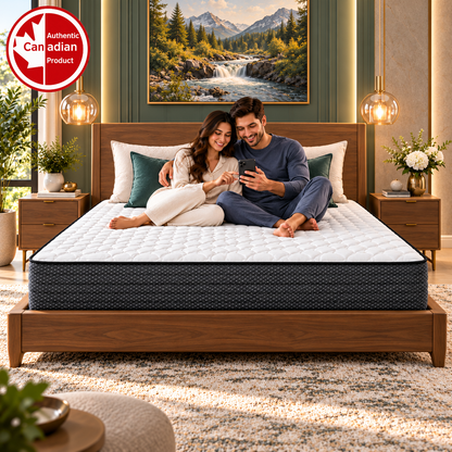 UltraFlex® PRESTIGE Medium Firm Pocket Coil Hybrid Mattress with Premium Foam Comfort — Made in Canada