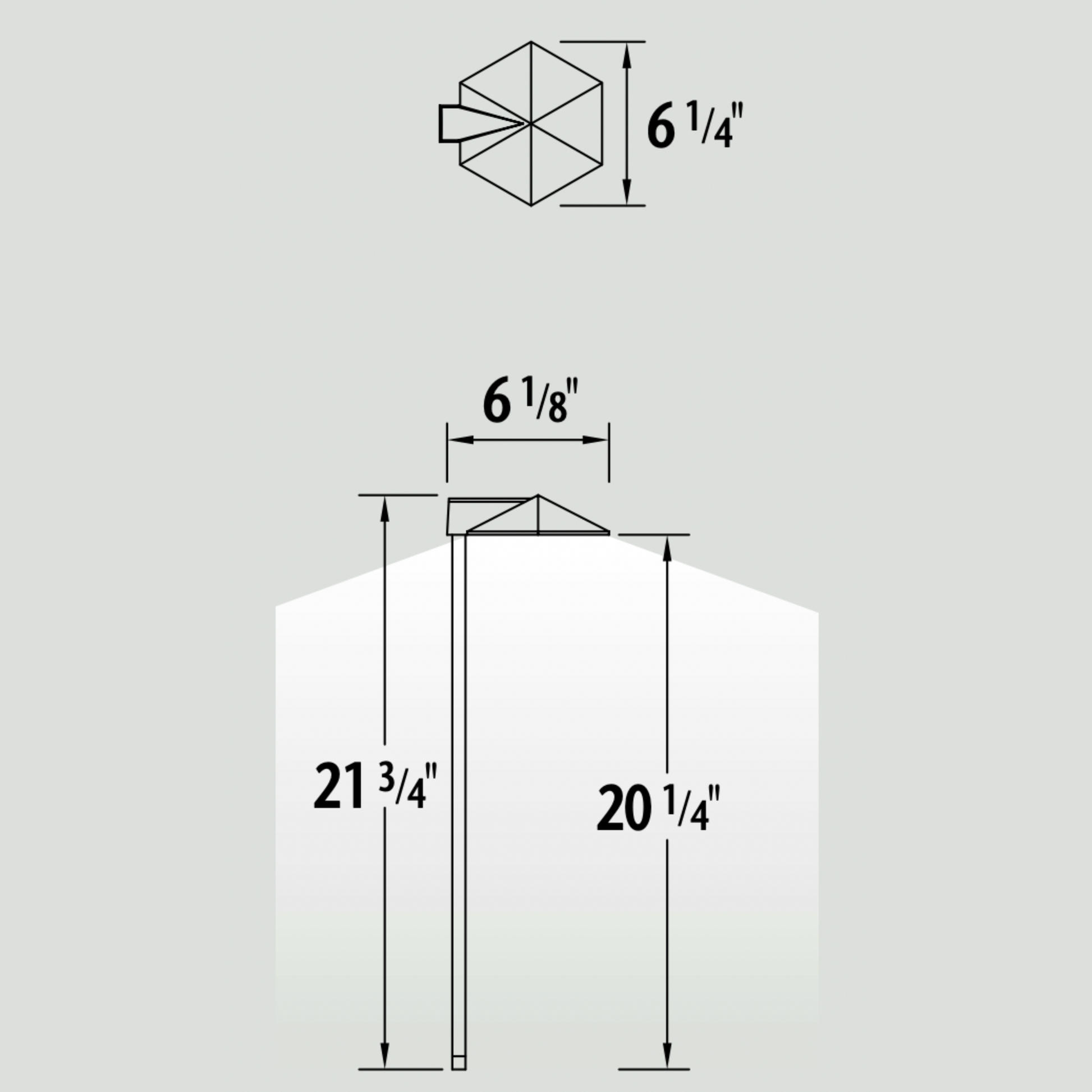 Luminaire paysager pour allées - 0110