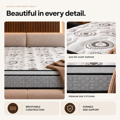 UltraFlex® EVOKE Orthopedic, Smart Cool Gel Memory Foam, Eco-friendly FIRM Mattress (Made in Canada)