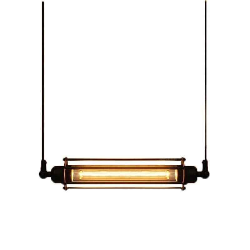 Restaurant Bar Counter Cafe Retro Nostalgic Iron Small Iron Cage Chandelier