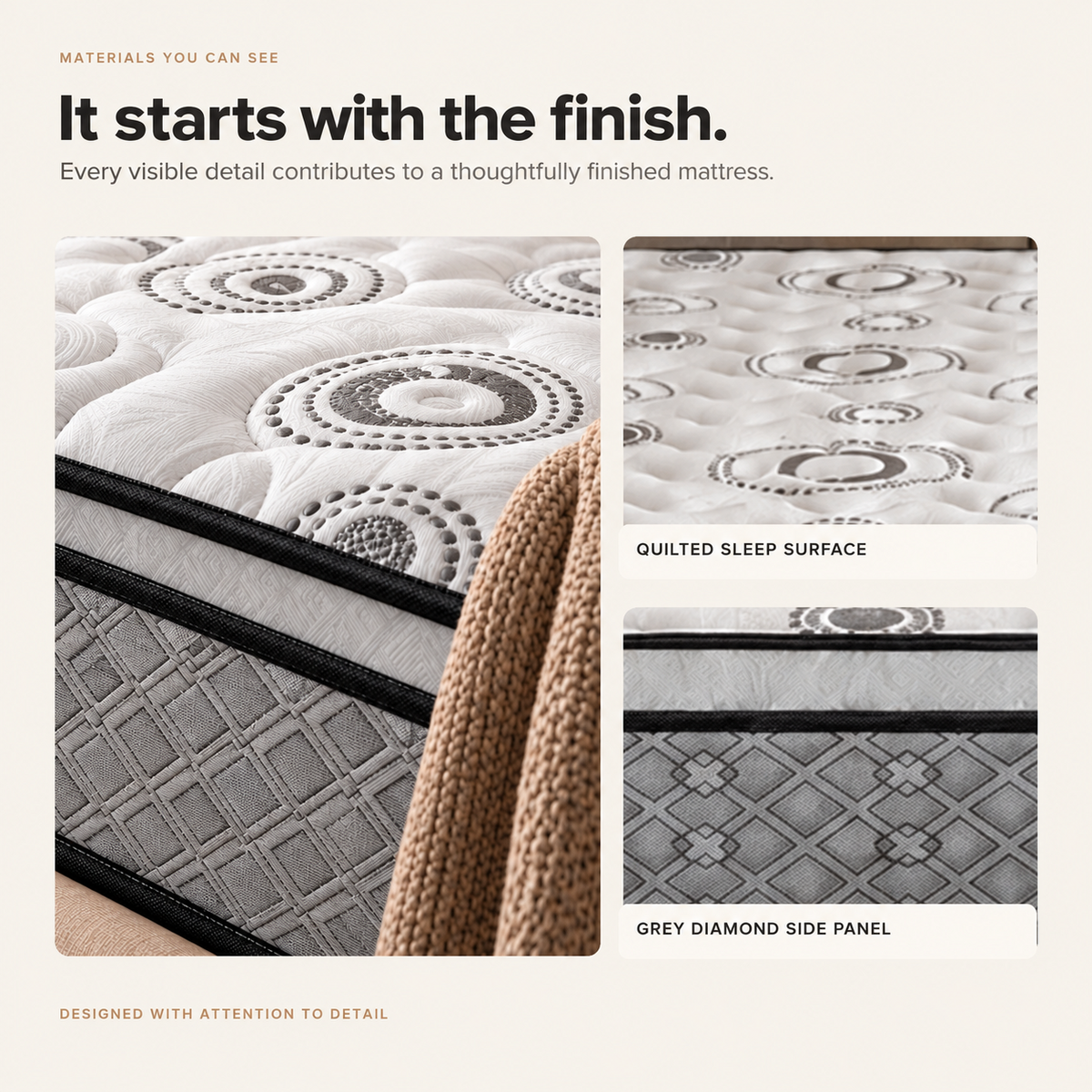 UltraFlex® EVOKE Orthopedic, Smart Cool Gel Memory Foam, Eco-friendly FIRM Mattress (Made in Canada)