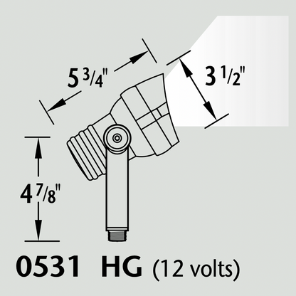 Luminaire paysager d'accentuation - 0531