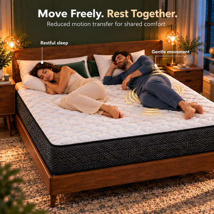 UltraFlex® PRESTIGE Medium Firm Pocket Coil Hybrid Mattress with Premium Foam Comfort — Made in Canada