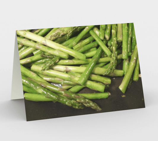 Set of 3 Blank Greeting Cards | 5 x 7 | Asparagi