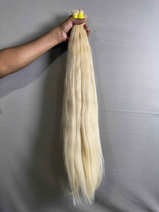 Indian raw 613 blonde bulk hair