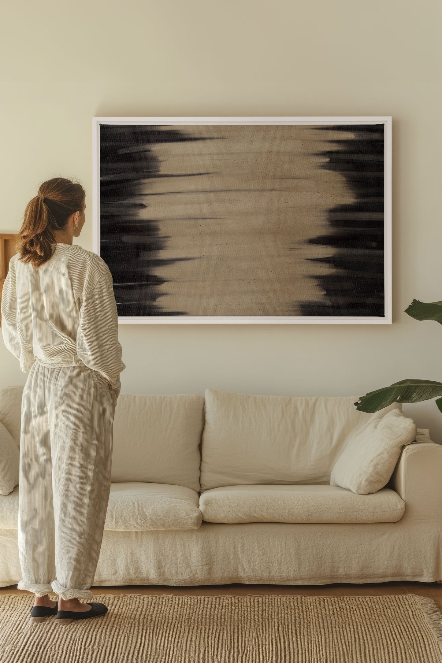 SCHATTENSTAUB, Kunstwerk auf gespannter Leinwand