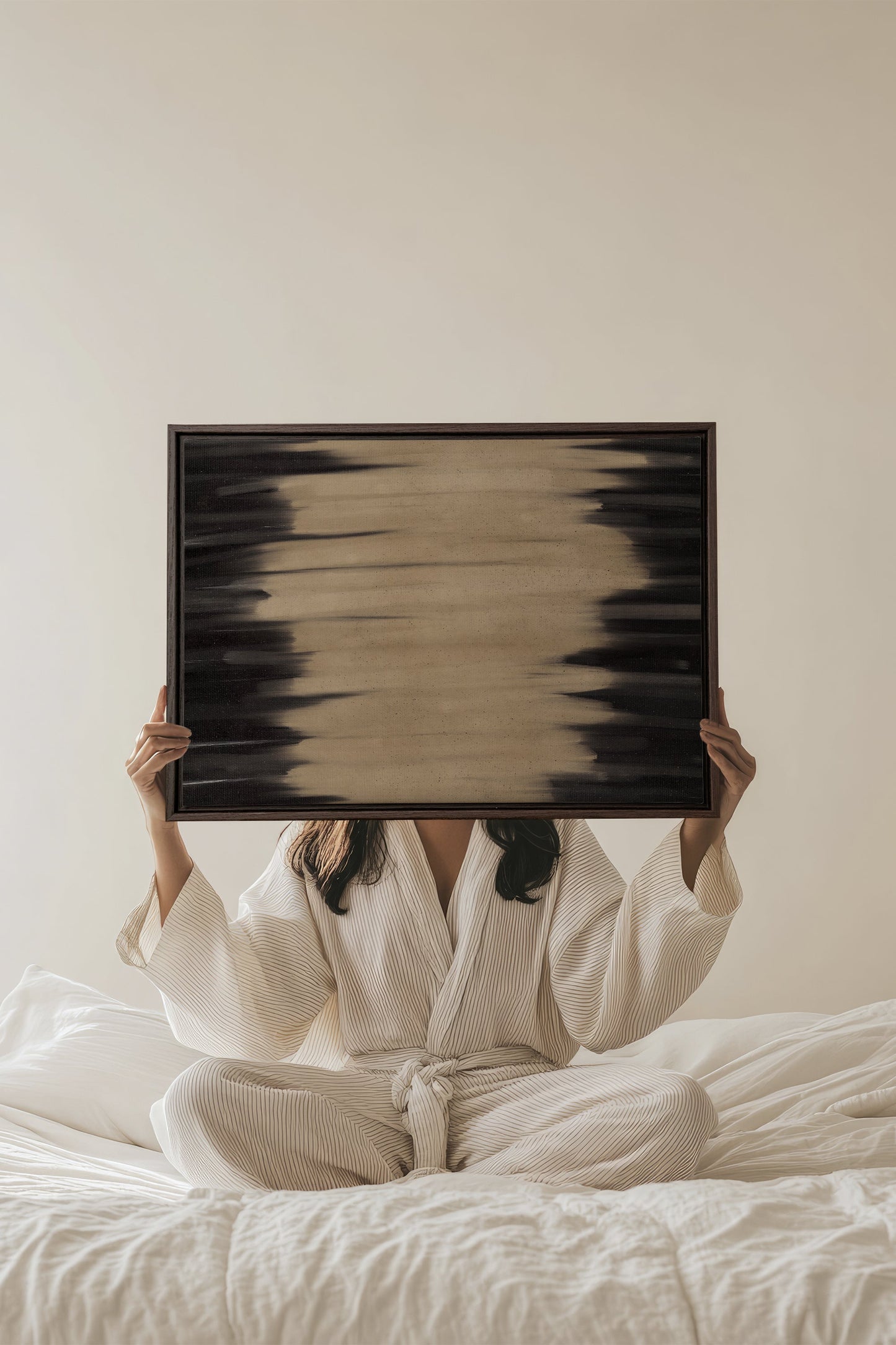SCHATTENSTAUB, Kunstwerk auf gespannter Leinwand