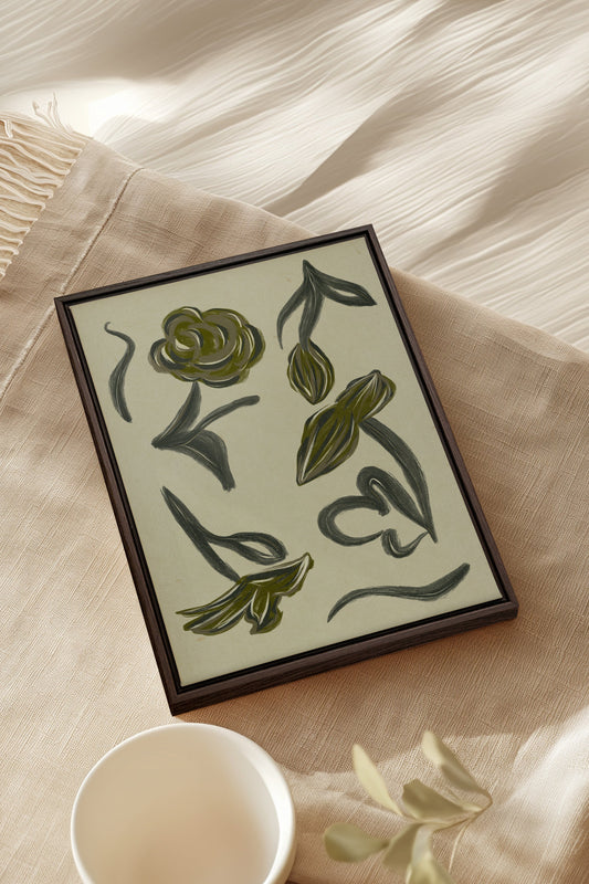 BOTANIC RELIC, Werk auf gespannter Leinwand