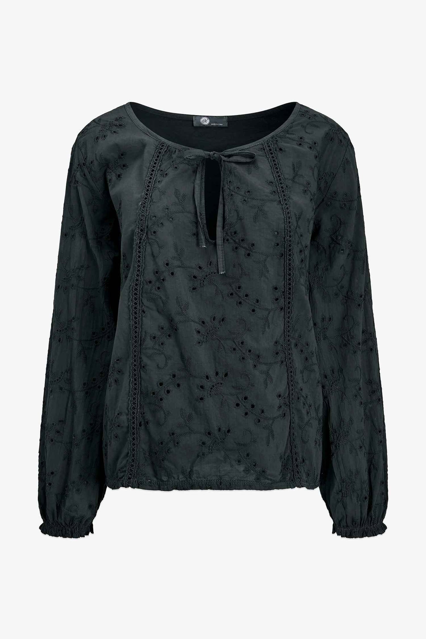 Women's Knit/Woven Combo Top