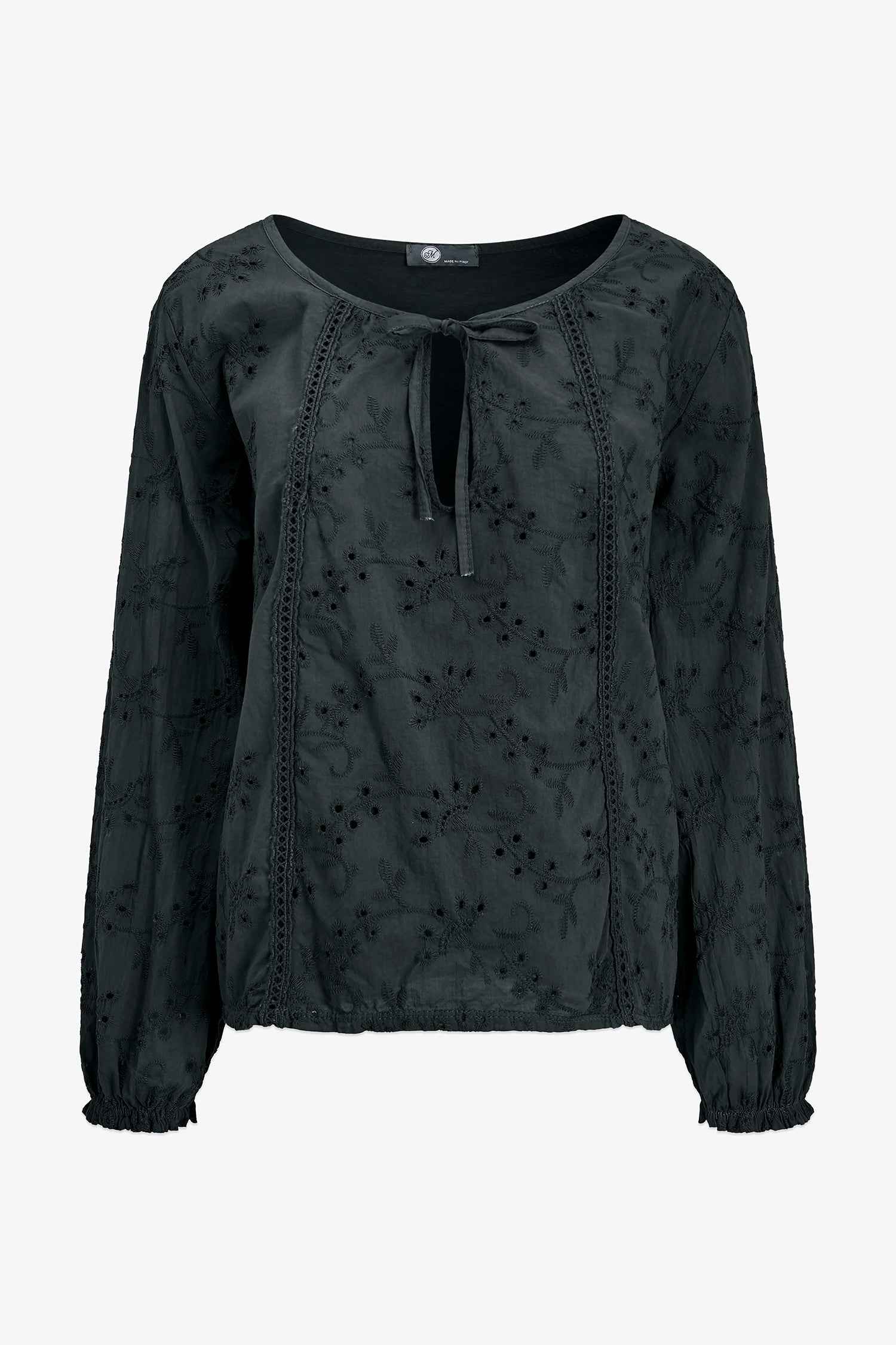 Women's Knit/Woven Combo Top