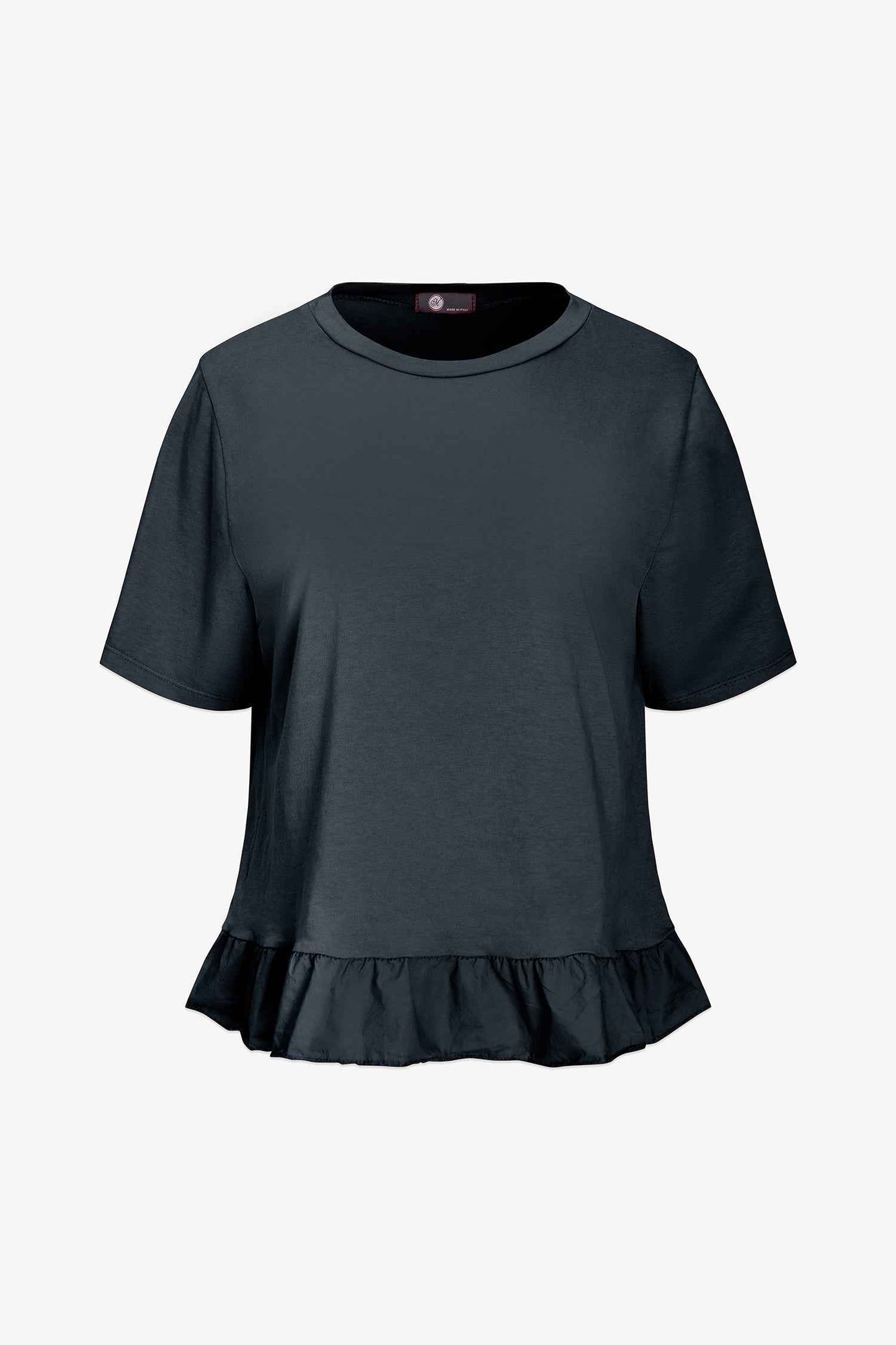 Women's Knit/Woven Combo Top