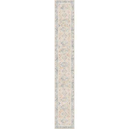 Elera Blau Rot Beige Teppich
