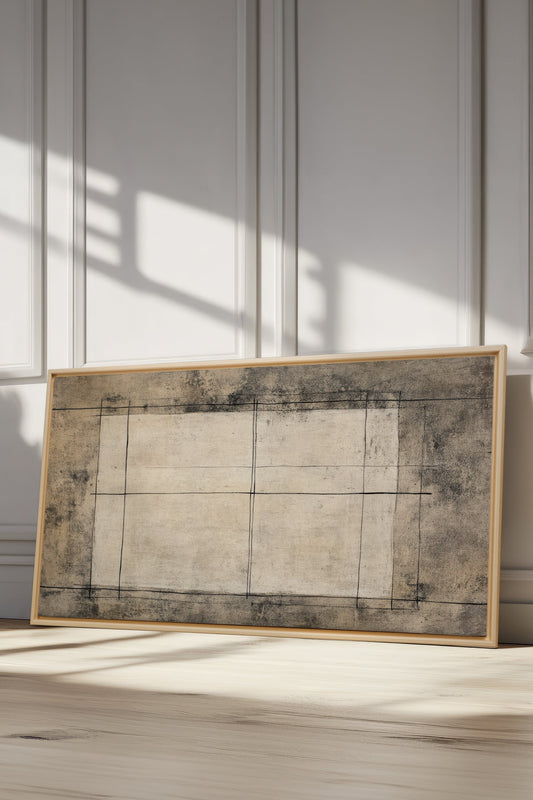 ANCIENT LINES, Werk auf gespannter Leinwand