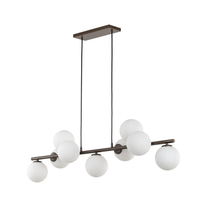 ESTERA 9-Light Scandinavian Glass Pendant Light for Dining Table & Modern Interiors