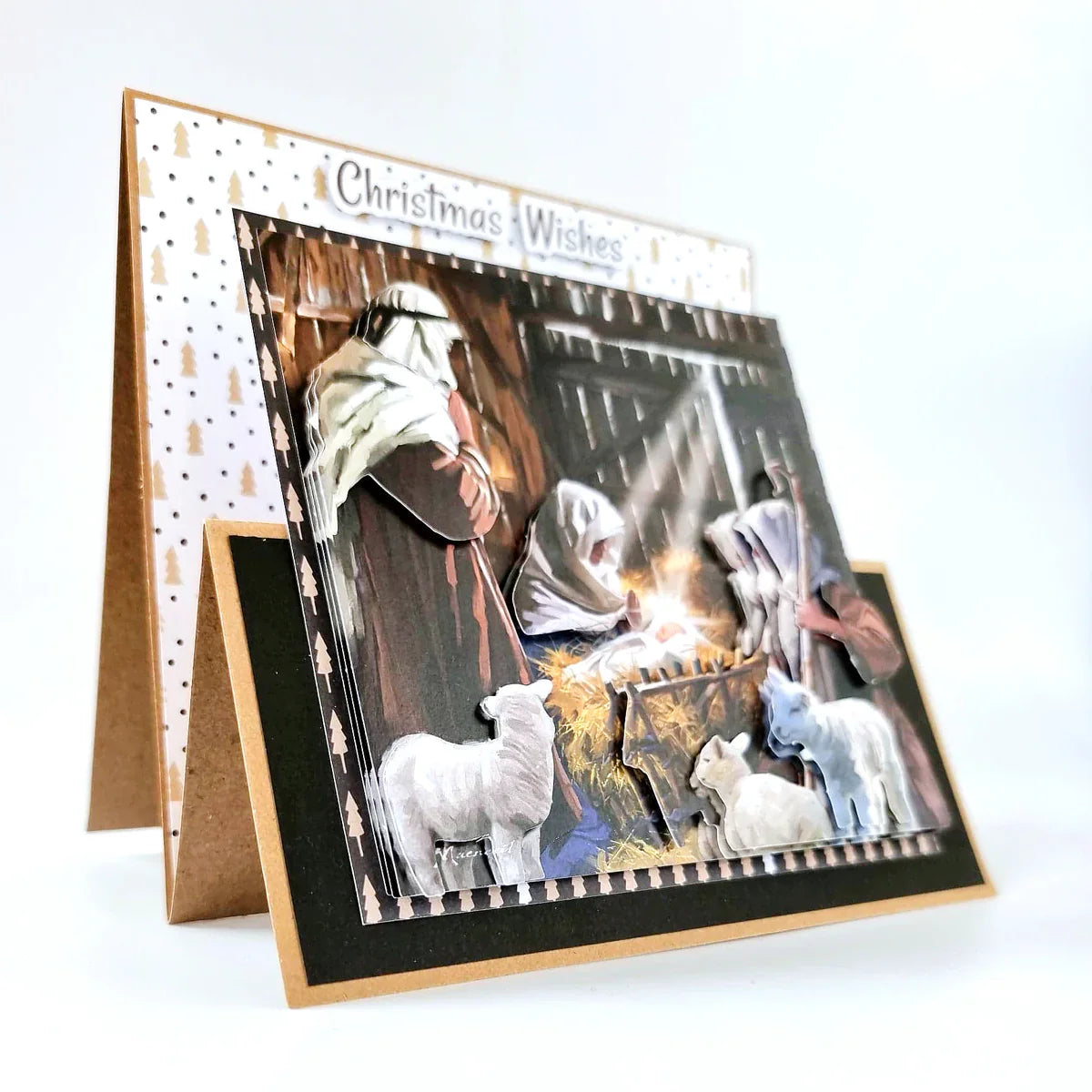 Die Cut Decoupage – Stable Scene (Pack Of 3)