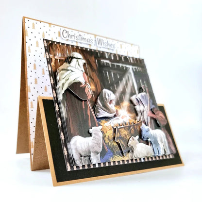 Die Cut Decoupage – Stable Scene (Pack Of 3)