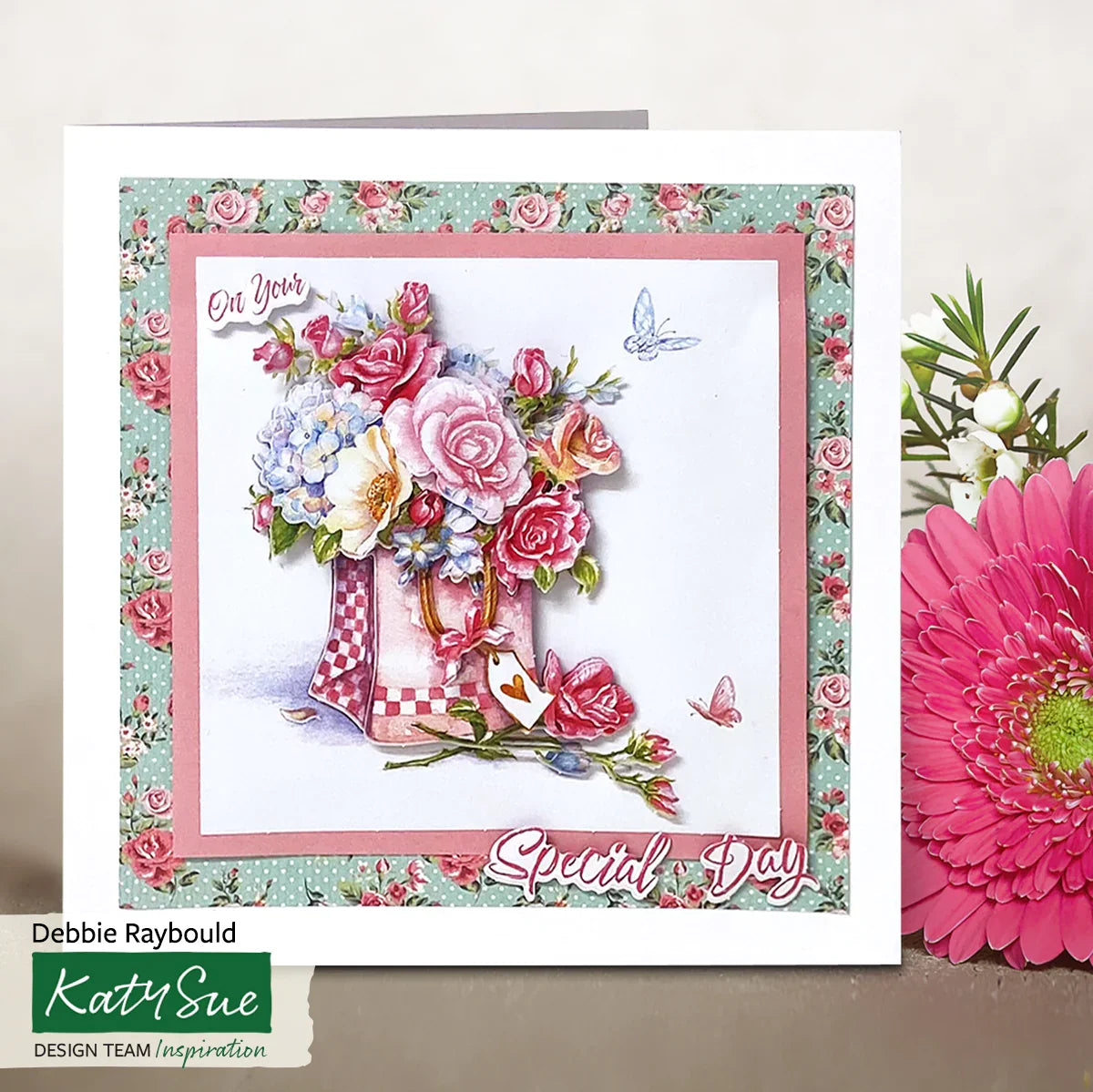 Die Cut Decoupage – Filled With Flowers (Pack Of 3)