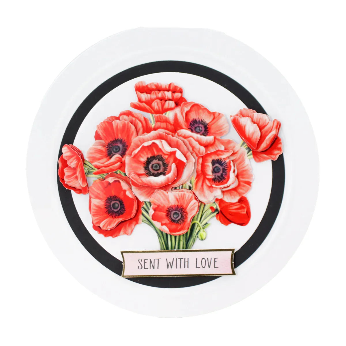 Die Cut Decoupage – Daffodil, Tulip & Poppy Bouquet (pack of 3)