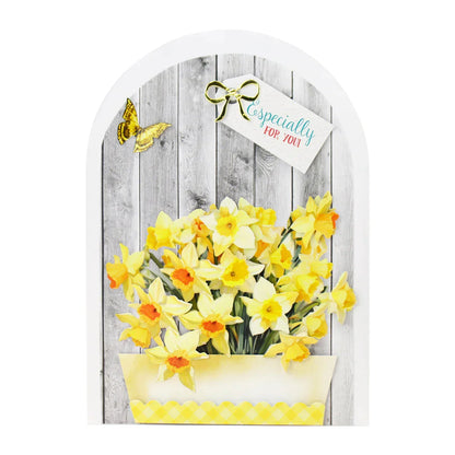 Die Cut Decoupage – Daffodil, Tulip & Poppy Bouquet (pack of 3)