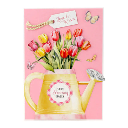Die Cut Decoupage – Daffodil, Tulip & Poppy Bouquet (pack of 3)