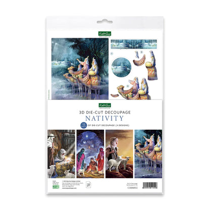 Die Cut Decoupage – Nativity (Pack Of 12)